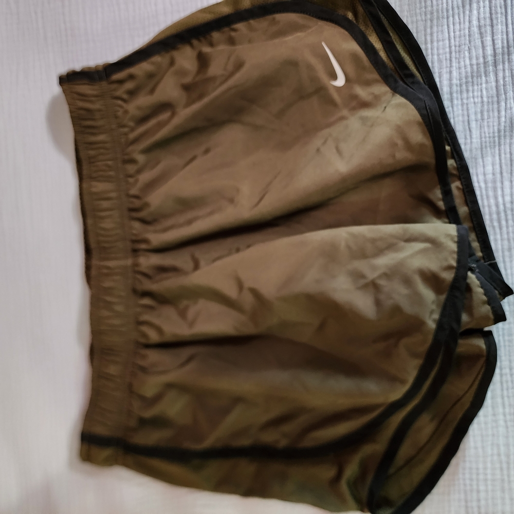 Nike Women's Dark Green Athletic Shorts